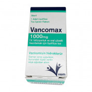 Купить Ванкомицин Турция! Ванкомакс 1000 мг (1г) порошок лиофил. для приг. р-ра для в/в инъекц. №1 в Самаре